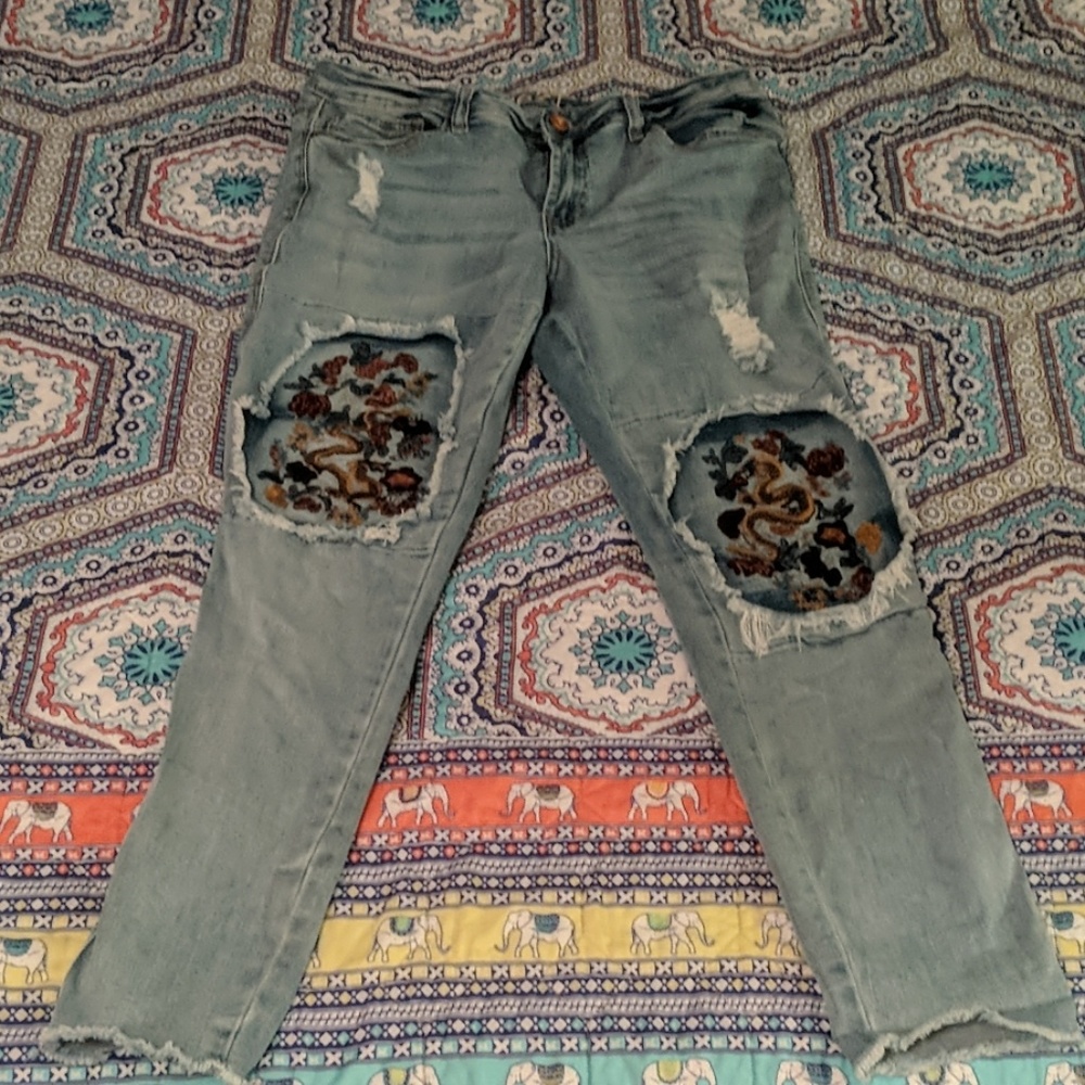 Cropped jeans